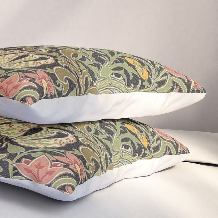 William Morris floral design  Pillow Sham Gallery Image 3