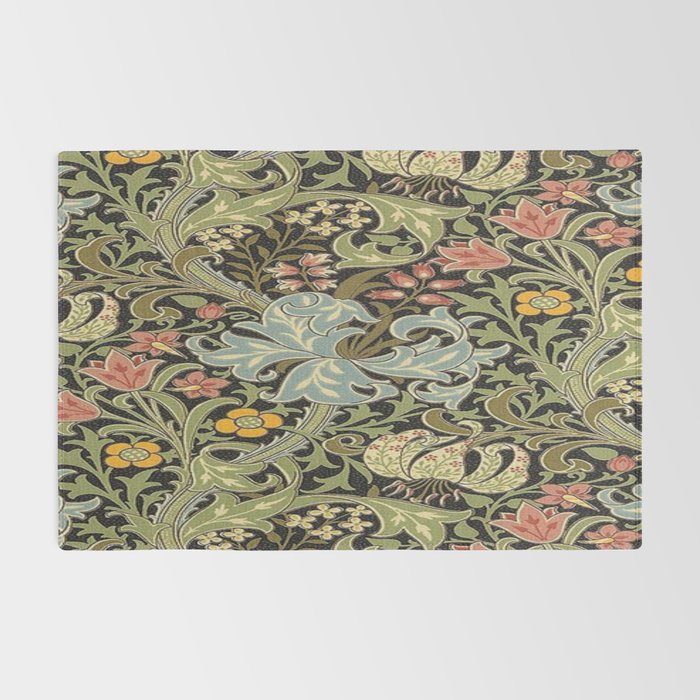 William Morris floral design  Rug Gallery Image 2