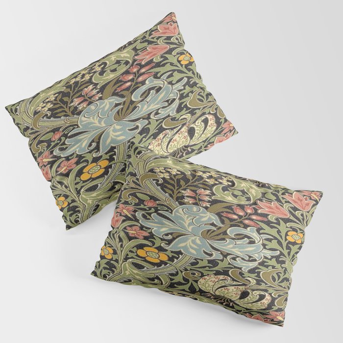 William Morris floral design  Pillow Sham Gallery Image 3