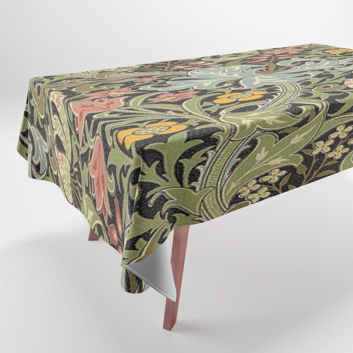 William Morris floral design  Tablecloth Gallery Image 1