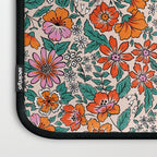 Posey - pink, orange, and teal Laptop Sleeve Gallery Image 3