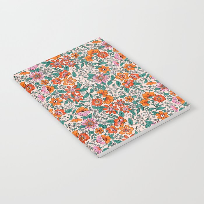 Posey - pink, orange, and teal Notebook Gallery Image 2