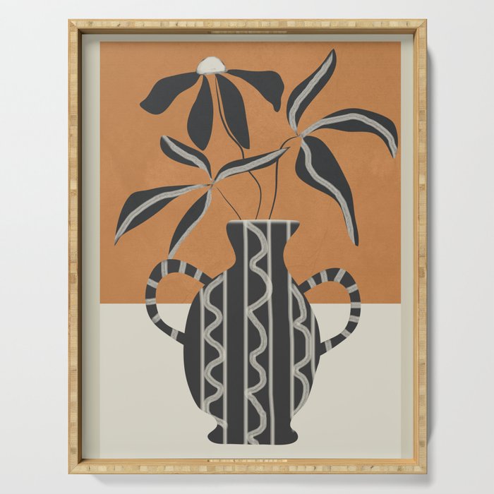 Minimalist Flora 2 Serving Tray Gallery Image 1