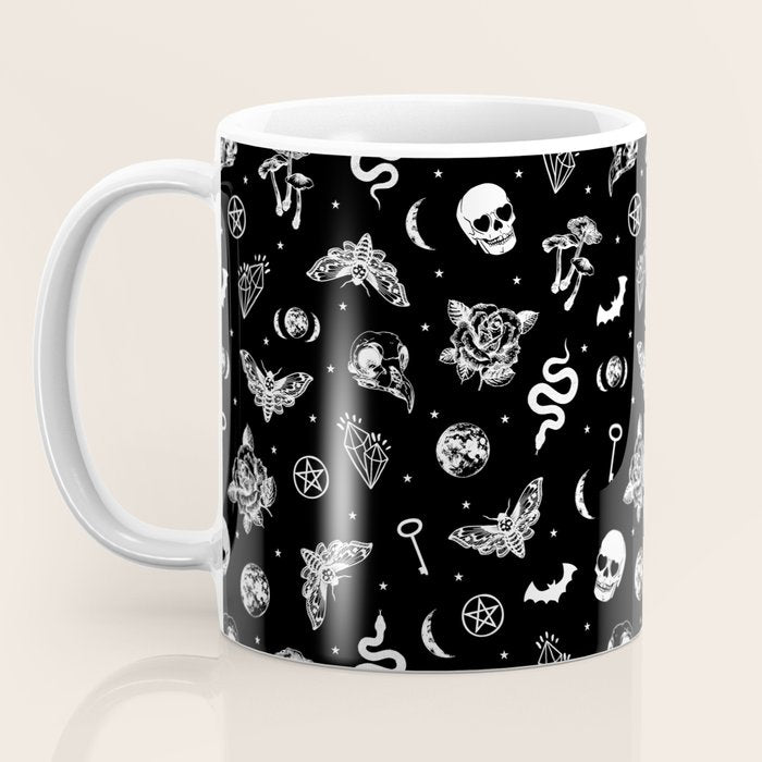 Witchcraft B&W Coffee Mug Gallery Image 3