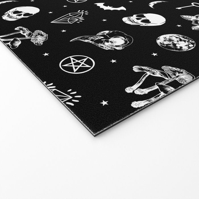Witchcraft B&W Welcome Mat Gallery Image 2