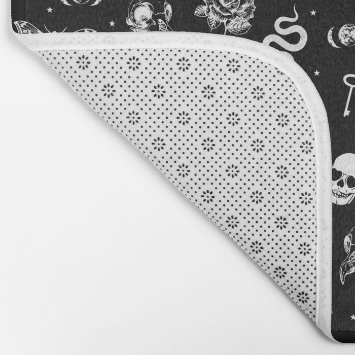 Witchcraft B&W Bath Mat Gallery Image 2