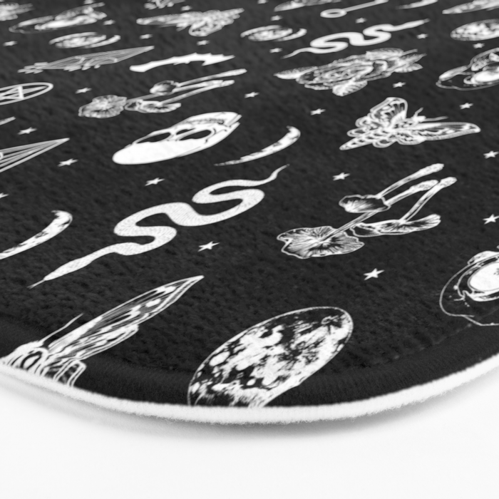 Witchcraft B&W Bath Mat Gallery Image 3