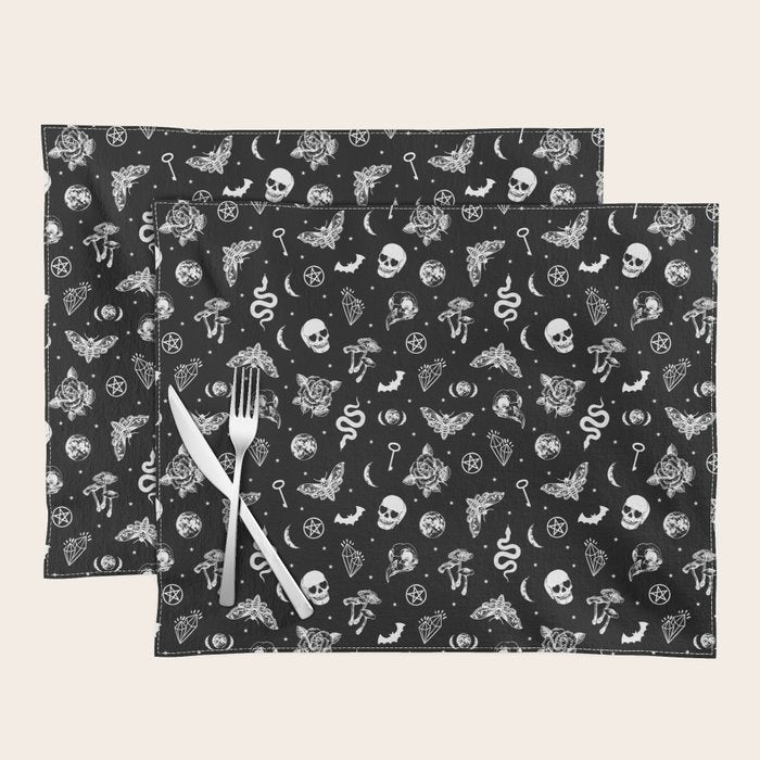 Witchcraft B&W Placemat Gallery Image 1