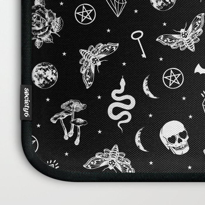 Witchcraft B&W Laptop Sleeve Gallery Image 3