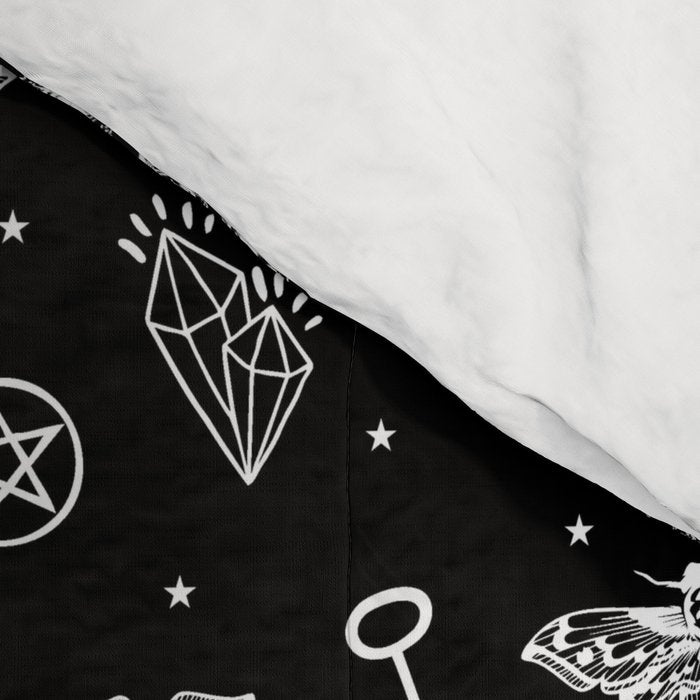 Witchcraft B&W Comforter Gallery Image 4