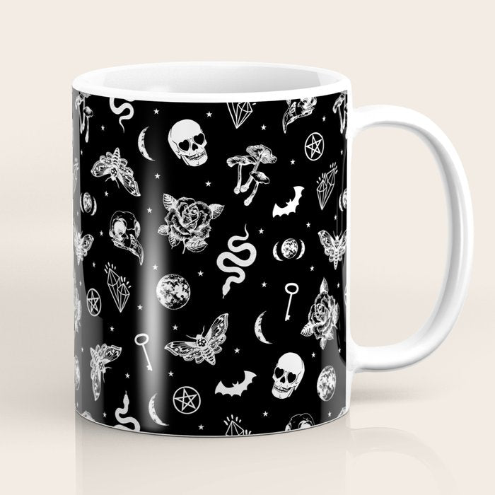 Witchcraft B&W Coffee Mug Gallery Image 1