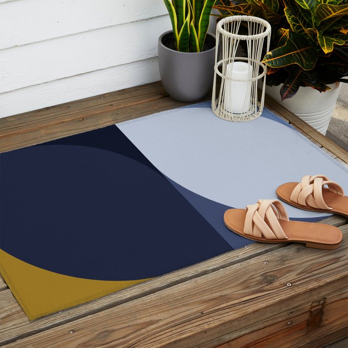 Almond Abstract XVIII Outdoor Rug Gallery Image 2