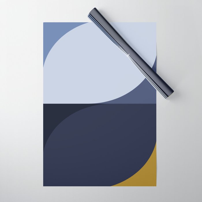 Almond Abstract XVIII Wrapping Paper Gallery Image 1