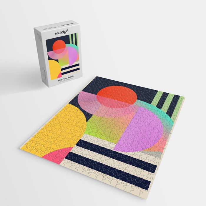 Abstract Geometric Shapes 212 Jigsaw Puzzle Gallery Image 2