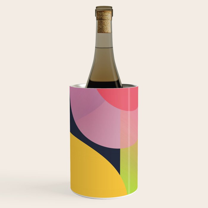 Abstract Geometric Shapes 212 Wine Chiller Gallery Image 2