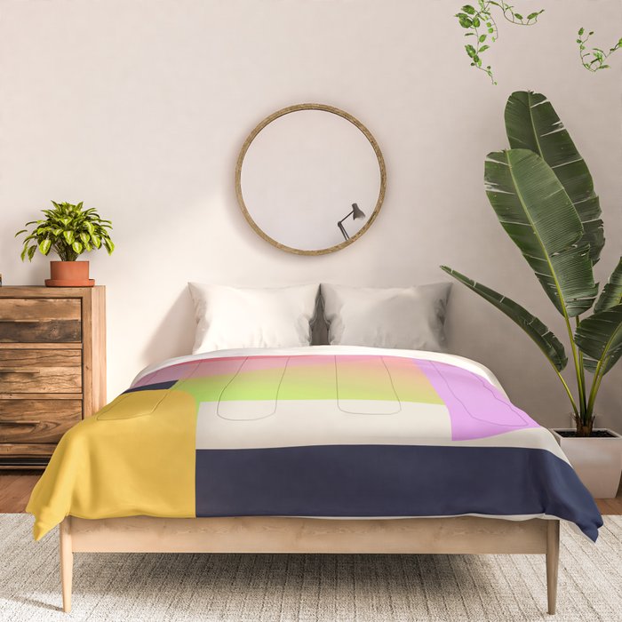 Abstract Geometric Shapes 212 Comforter Gallery Image 3