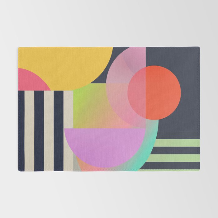 Abstract Geometric Shapes 212 Rug Gallery Image 2