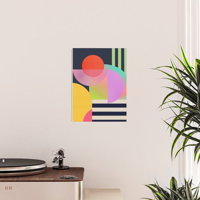 Abstract Geometric Shapes 212 Poster Gallery Image 2
