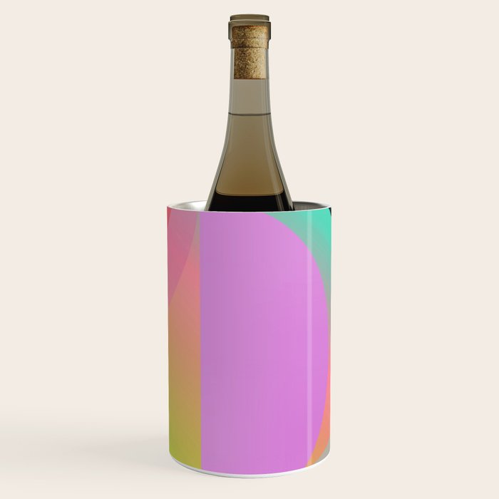 Abstract Geometric Shapes 212 Wine Chiller Gallery Image 3