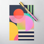 Abstract Geometric Shapes 212 Wrapping Paper Gallery Image 1