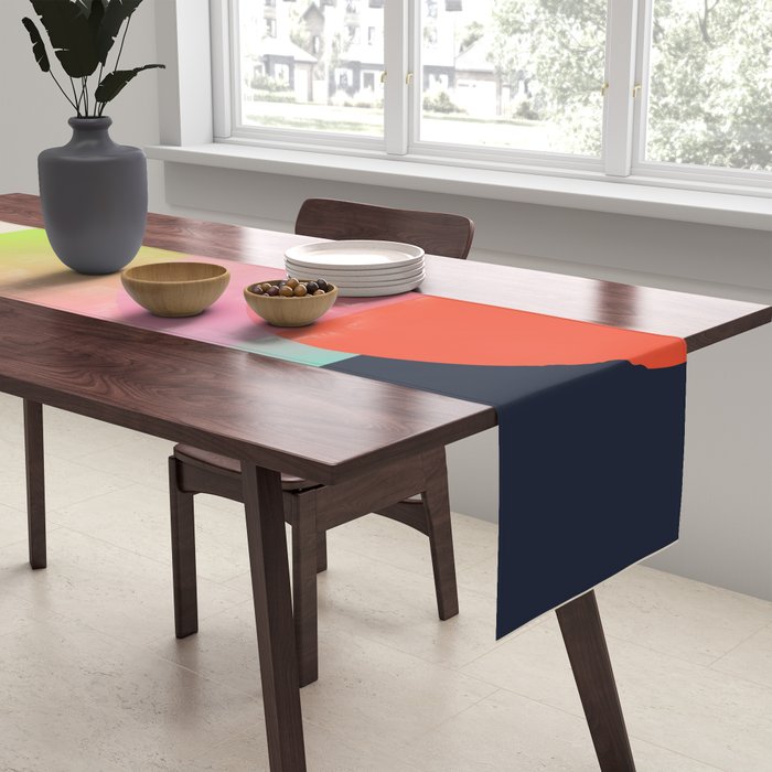 Abstract Geometric Shapes 212 Table Runner Gallery Image 2