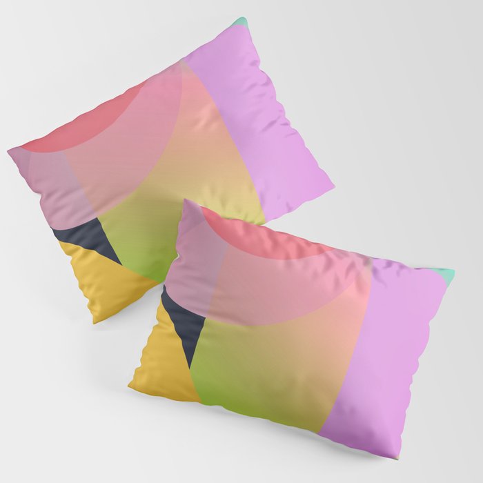 Abstract Geometric Shapes 212 Pillow Sham Gallery Image 1