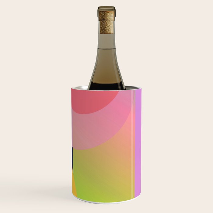 Abstract Geometric Shapes 212 Wine Chiller Gallery Image 1