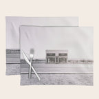 Marfa Icon - Black and White Version Placemat Gallery Image 1