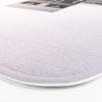 Marfa Icon - Black and White Version Bath Mat Gallery Image 3