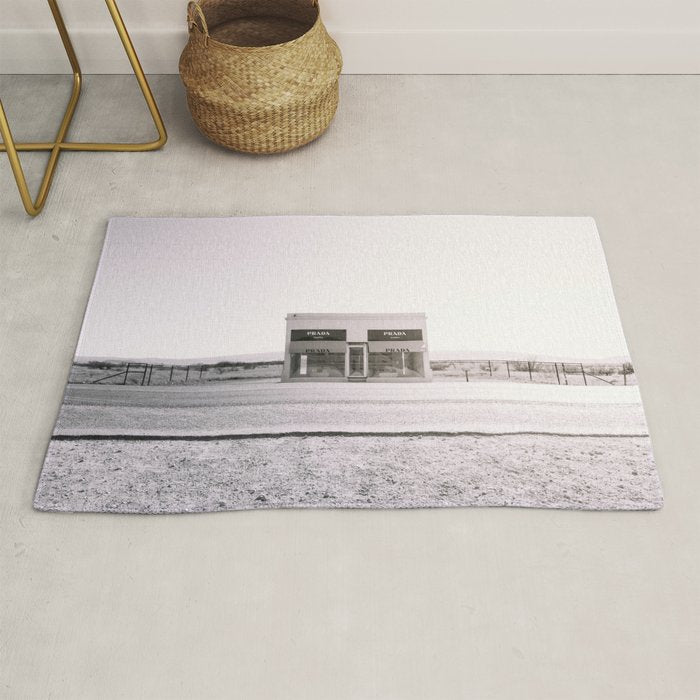Marfa Icon - Black and White Version Rug Gallery Image 1