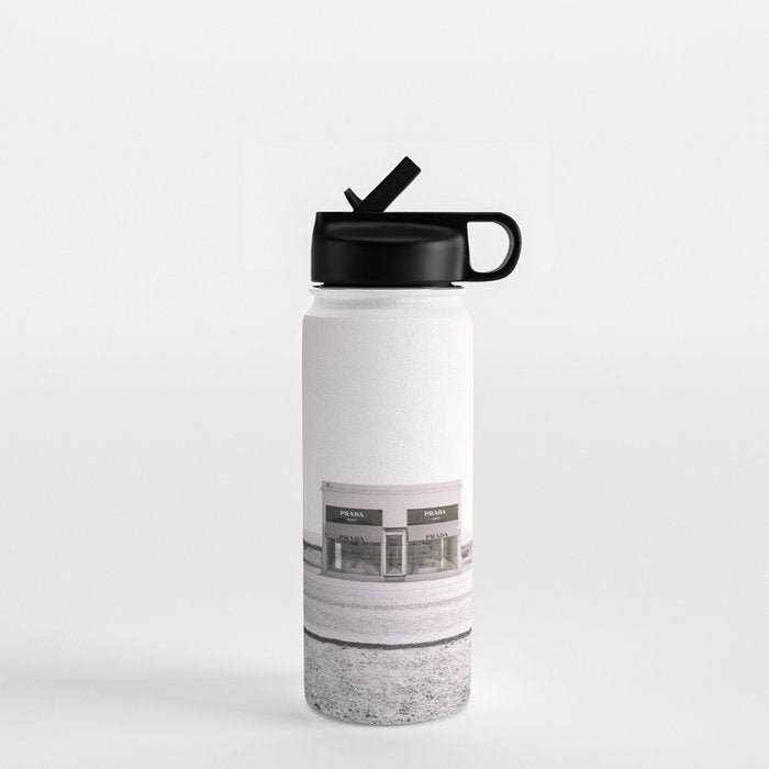 Marfa Icon - Black and White Version Water Bottle Gallery Image 1