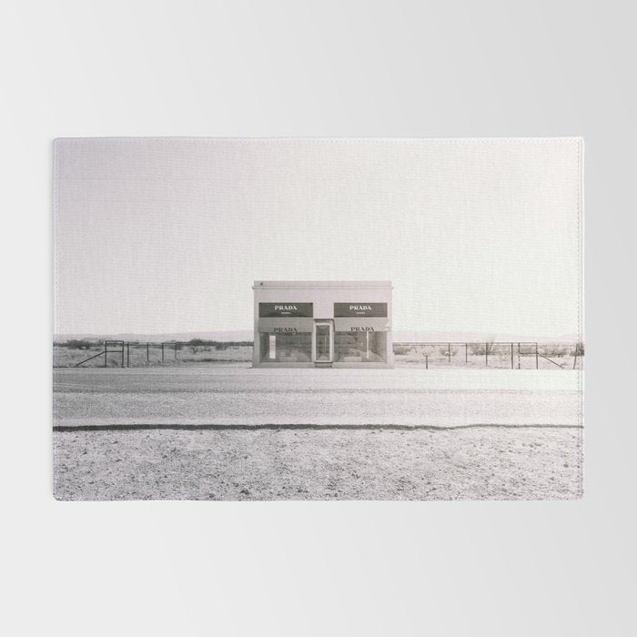 Marfa Icon - Black and White Version Rug Gallery Image 2