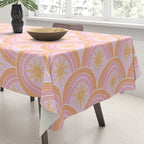 Bohemian Sunburst Mosaic Tablecloth Gallery Image 3