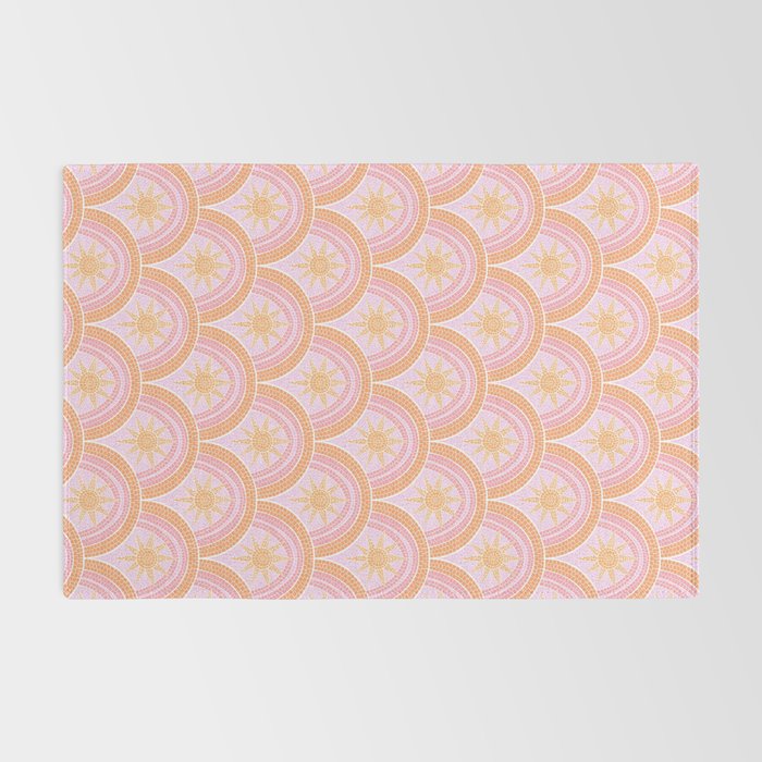 Bohemian Sunburst Mosaic Rug Gallery Image 2