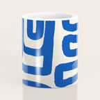 Blue line art 03 Coffee Mug Gallery Image 4
