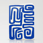 Blue line art 03 Stationery Card Gallery Image 2