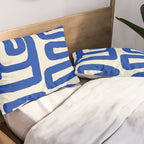 Blue line art 03 Pillow Sham Gallery Image 2
