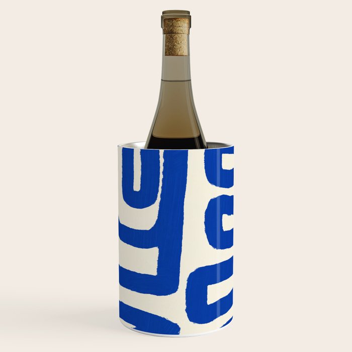 Blue line art 03 Wine Chiller Gallery Image 1