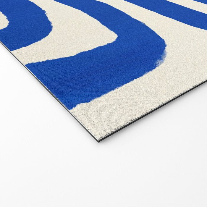 Blue line art 03 Welcome Mat Gallery Image 2