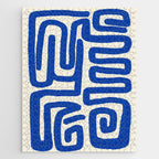 Blue line art 03 Jigsaw Puzzle Gallery Image 1