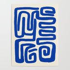 Blue line art 03 Poster Gallery Image 4
