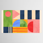 Geometric Shapes 148 Tablecloth Gallery Image 2
