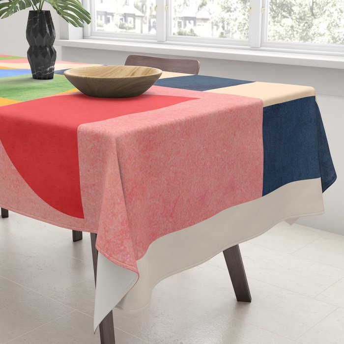 Geometric Shapes 148 Tablecloth Gallery Image 3