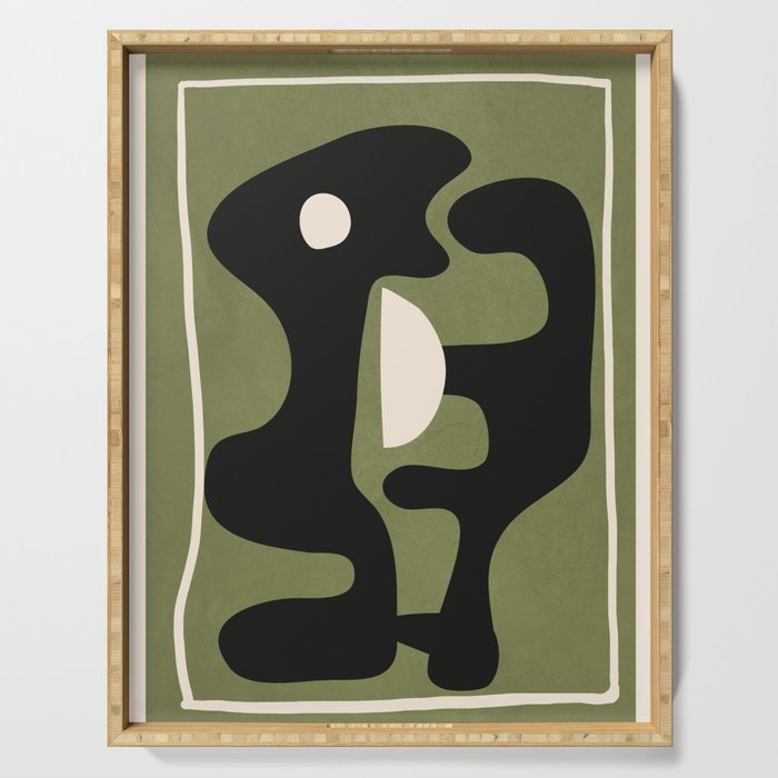 Modern Abstract Art 21 Serving Tray Gallery Image 1