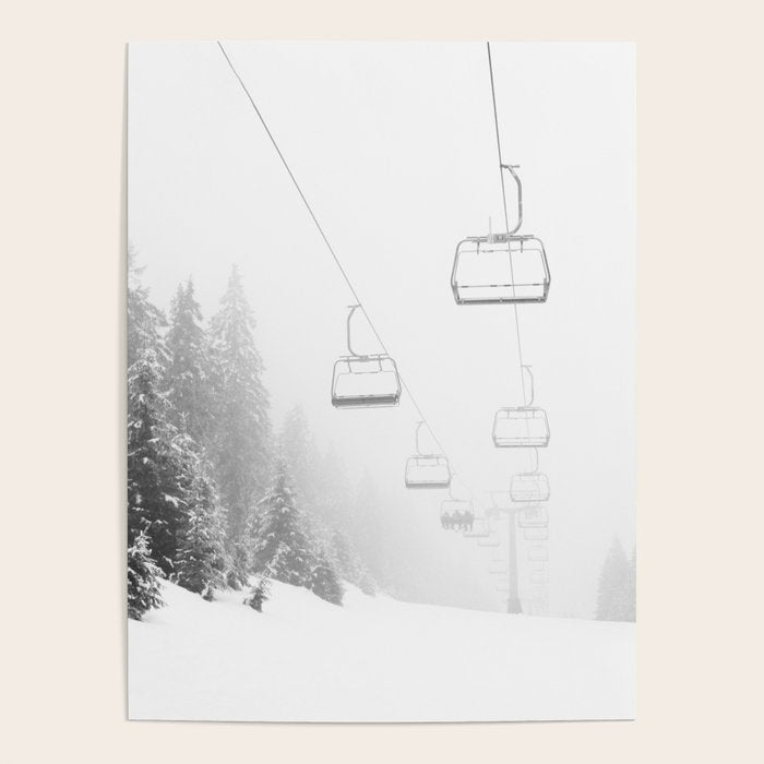 Ski Gondolas , Ski Lift Poster Gallery Image 4
