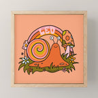 Leo Snail Mini Art Print Gallery Image 1