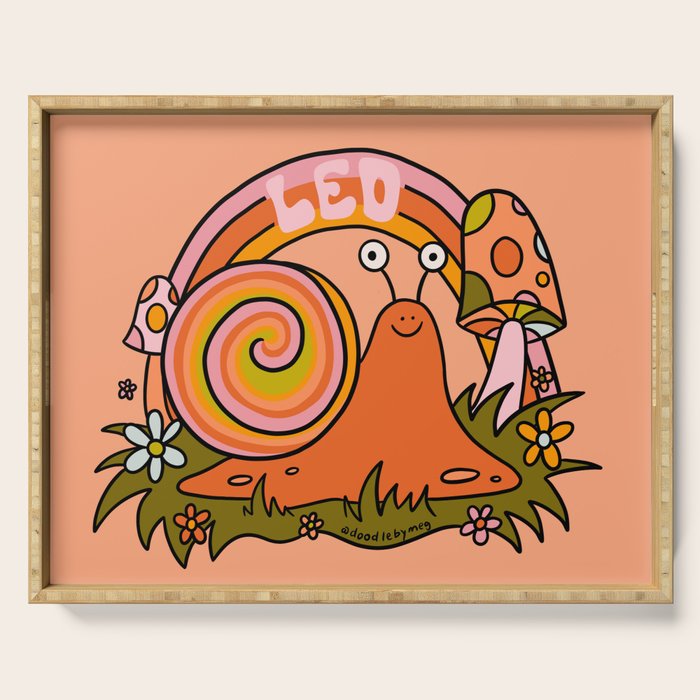 Leo Snail Serving Tray Gallery Image 1