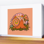 Leo Snail Wall Mural Gallery Image 2