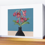 Flowers in Black Vase 1 Wall Mural Gallery Image 2