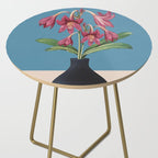Flowers in Black Vase 1 Side Table Gallery Image 2